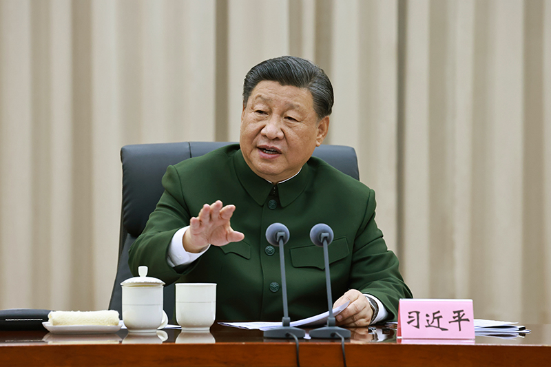 11月29日，中共中央總書記、國家主席、中央軍委主席習(xí)近平到武警海警總隊東海海區(qū)指揮部視察。這是習(xí)近平發(fā)表重要講話。